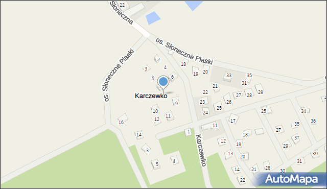 Karczewko, Osiedle Słoneczne Piaski, 8, mapa Karczewko