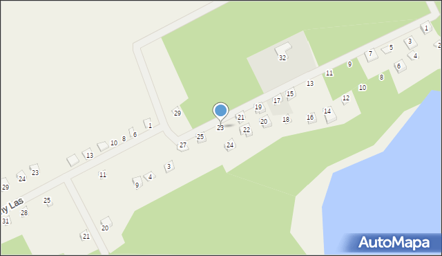 Karczewko, Osiedle Słoneczny Brzeg, 23, mapa Karczewko
