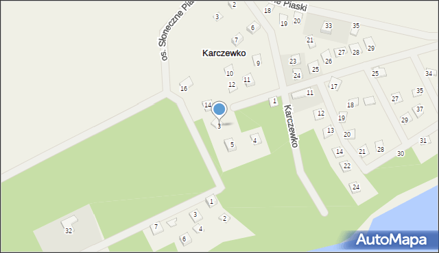 Karczewko, Osiedle Słoneczny Jar, 3, mapa Karczewko