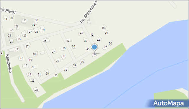 Karczewko, Osiedle Słoneczny Jar, 46, mapa Karczewko