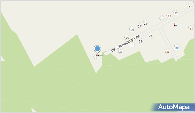 Karczewko, Osiedle Słoneczny Las, 37, mapa Karczewko