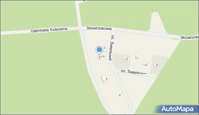 Karczewko, Osiedle Świerkowe, 4, mapa Karczewko