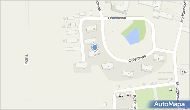 Karniowice, Osiedlowa, 6, mapa Karniowice