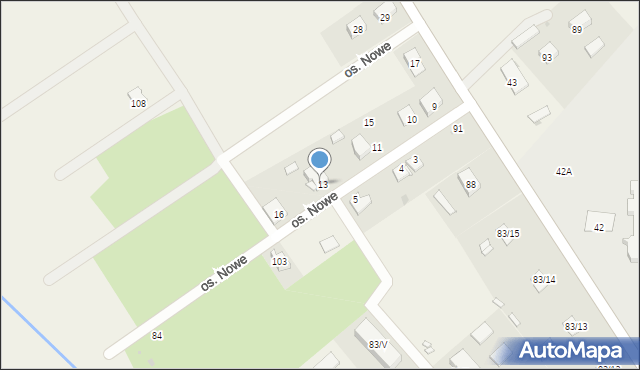 Karnkowo, Osiedle Nowe, 14, mapa Karnkowo