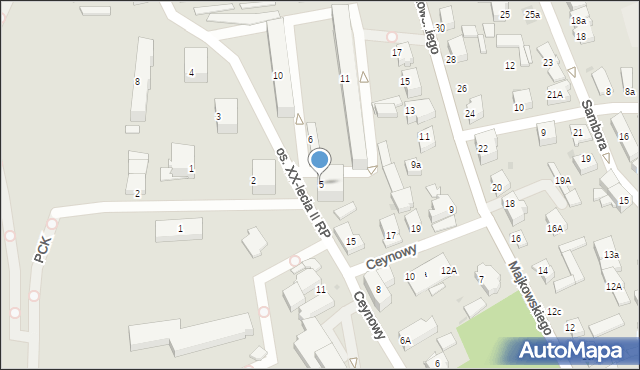 Kartuzy, Osiedle XX-lecia II RP, 5, mapa Kartuzy