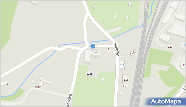 Katowice, Ostrawska, 3, mapa Katowic