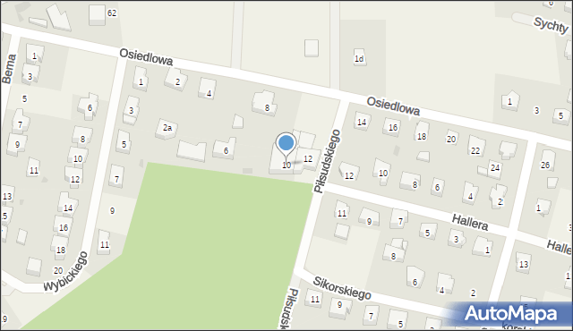 Kiełpino, Osiedlowa, 10, mapa Kiełpino