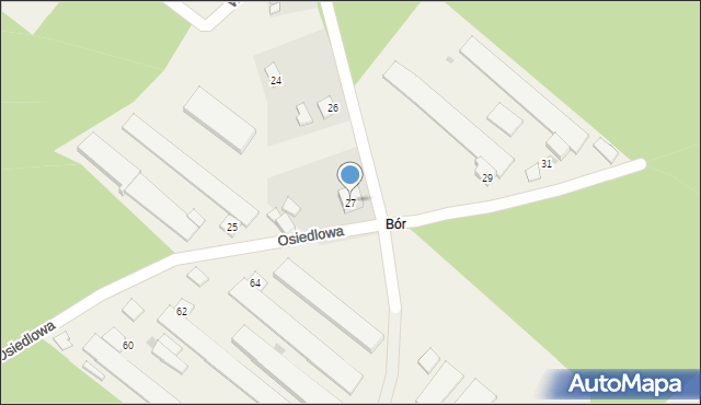 Kiełpino, Osiedlowa, 27, mapa Kiełpino