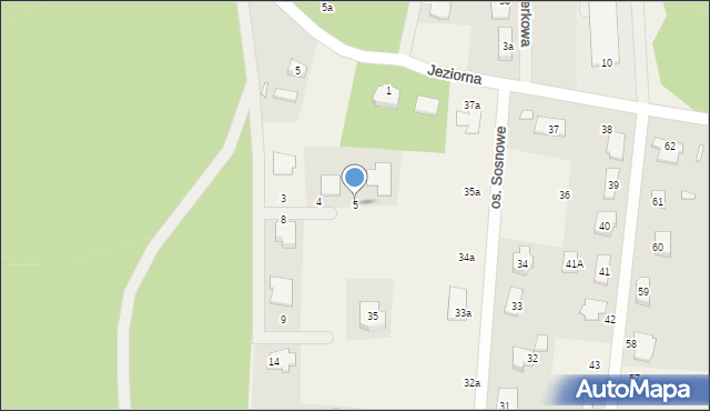 Kobylanka, Osiedle Sosnowe, 5, mapa Kobylanka