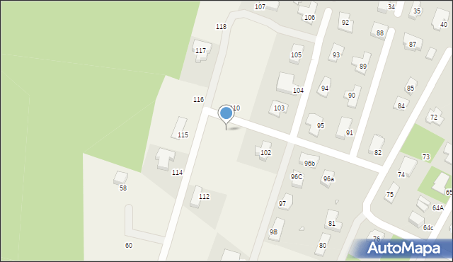 Kobylanka, Osiedle Zalesie, 111, mapa Kobylanka