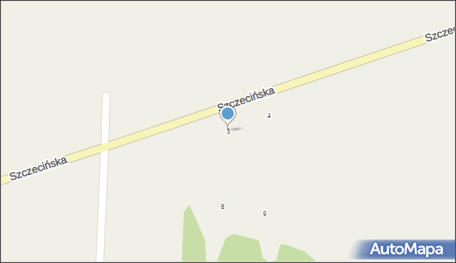 Kobylanka, Osiedle Zielone, 3, mapa Kobylanka