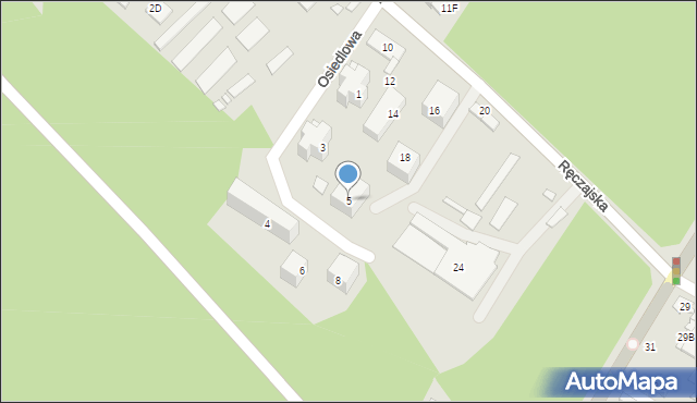 Kobyłka, Osiedlowa, 5, mapa Kobyłka