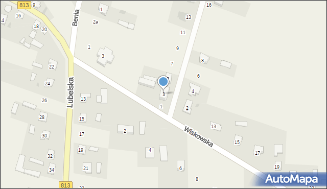 Komarówka Podlaska, Osiedlowa, 3, mapa Komarówka Podlaska