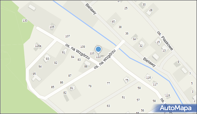 Konarskie, Osiedle na Wzgórzu, 111, mapa Konarskie
