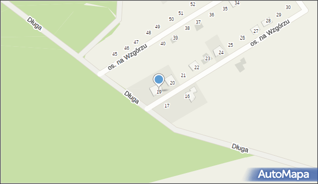 Konarskie, Osiedle na Wzgórzu, 19, mapa Konarskie