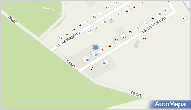 Konarskie, Osiedle na Wzgórzu, 20, mapa Konarskie