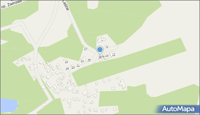 Konarzyce, Osiedle Leśne, 16, mapa Konarzyce