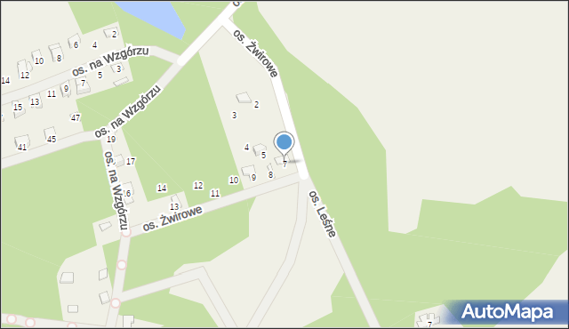 Konarzyce, Osiedle Żwirowe, 7, mapa Konarzyce