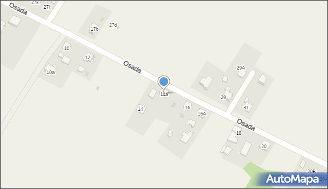 Kopciowice, Osada, 14a, mapa Kopciowice