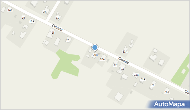 Kopciowice, Osada, 20B, mapa Kopciowice