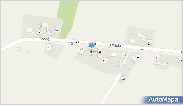 Kopciowice, Osada, 23A, mapa Kopciowice