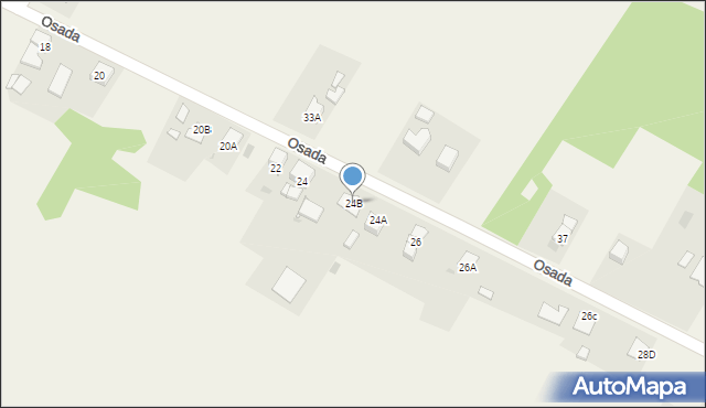 Kopciowice, Osada, 24B, mapa Kopciowice