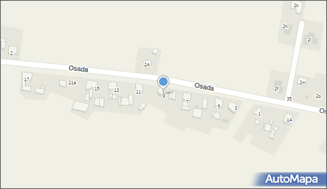 Kopciowice, Osada, 9, mapa Kopciowice