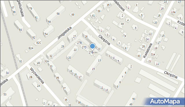Kościan, Osiedle Jagiellońskie, 27H, mapa Kościan