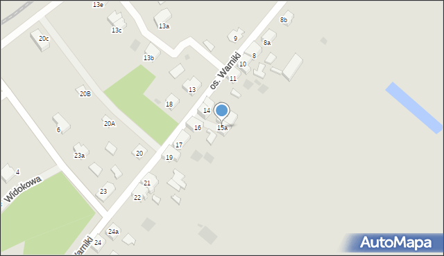 Kostrzyn nad Odrą, Osiedle Warniki, 15a, mapa Kostrzyn nad Odrą