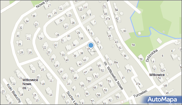 Kraków, Osiedle Witkowice Nowe, 44, mapa Krakowa