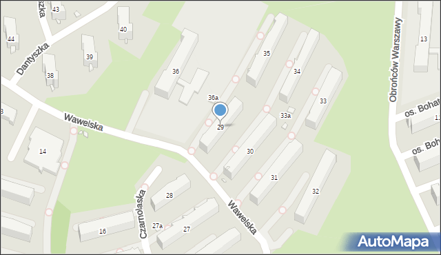 Kraków, Osiedle Złotego Wieku, 29, mapa Krakowa