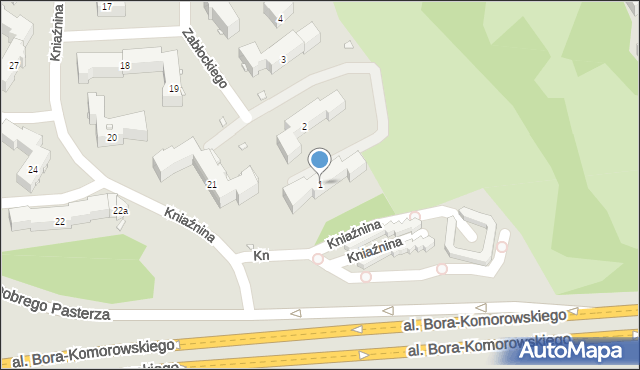 Kraków, Osiedle Oświecenia, 1, mapa Krakowa