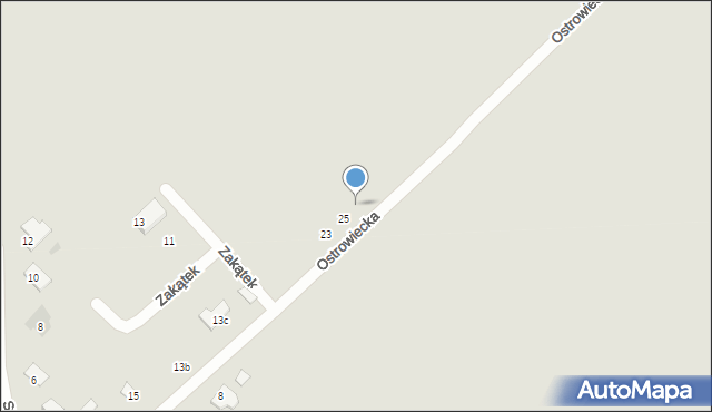 Kraśnik, Ostrowiecka, 27, mapa Kraśnik