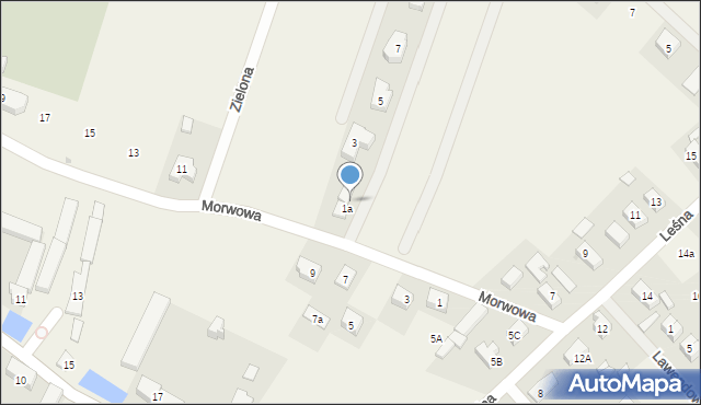 Krępice, Osiedlowa, 1b, mapa Krępice