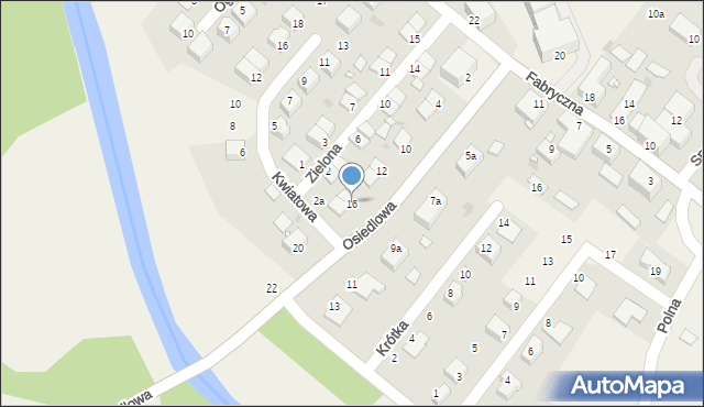 Krosnowice, Osiedlowa, 16, mapa Krosnowice