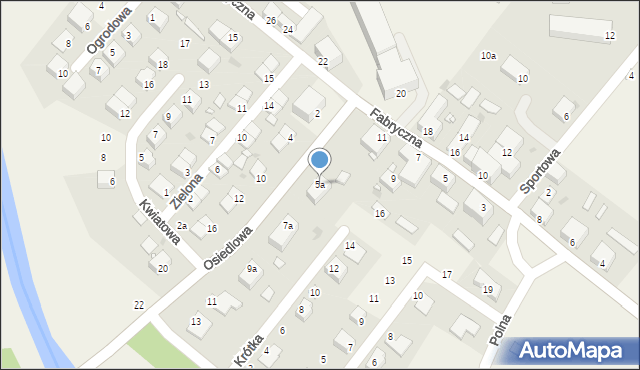 Krosnowice, Osiedlowa, 5a, mapa Krosnowice