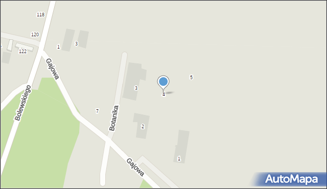 Krotoszyn, Osiedle Botanika, 4, mapa Krotoszyna
