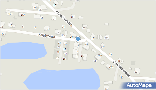 Krotoszyn, Osiedle Księżycowe, 8, mapa Krotoszyna