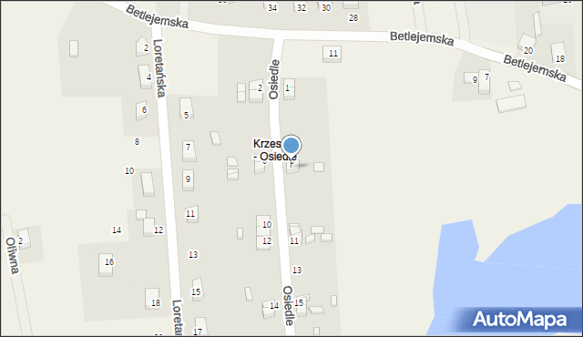Krzeszów, Osiedle, 7, mapa Krzeszów