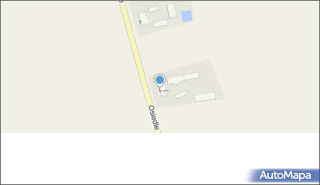 Krzeszyce Osada, Osiedle, 7, mapa Krzeszyce Osada