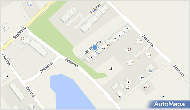 Kunowice, Osiedle Perłowe, 16, mapa Kunowice