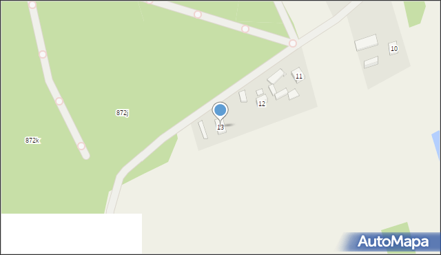 Kuźnica Czarnkowska, Osiedle Śmietankowo, 13, mapa Kuźnica Czarnkowska