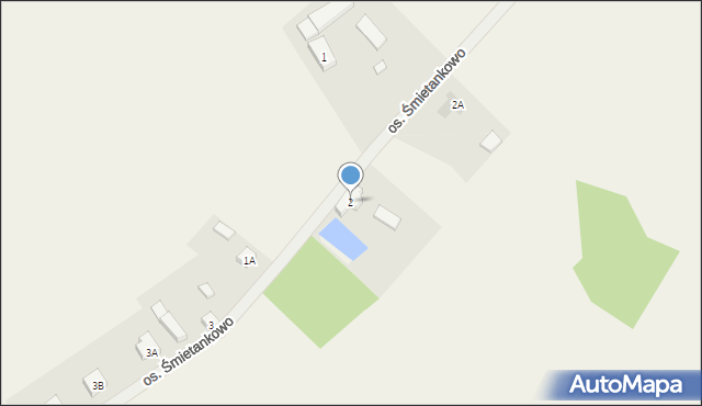 Kuźnica Czarnkowska, Osiedle Śmietankowo, 2, mapa Kuźnica Czarnkowska