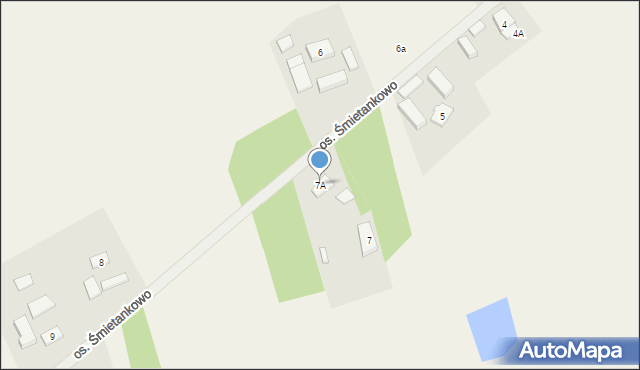 Kuźnica Czarnkowska, Osiedle Śmietankowo, 7A, mapa Kuźnica Czarnkowska