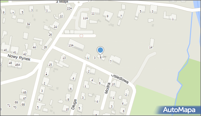 Łabiszyn, Osiedlowa, 5, mapa Łabiszyn