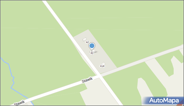 Łączna, Osełków, 41, mapa Łączna