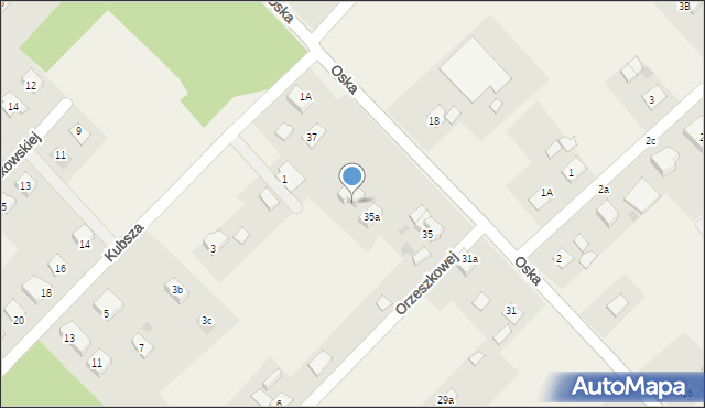 Laskowice, Oska, 35b, mapa Laskowice