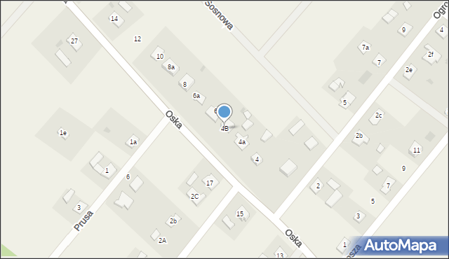 Laskowice, Oska, 4B, mapa Laskowice