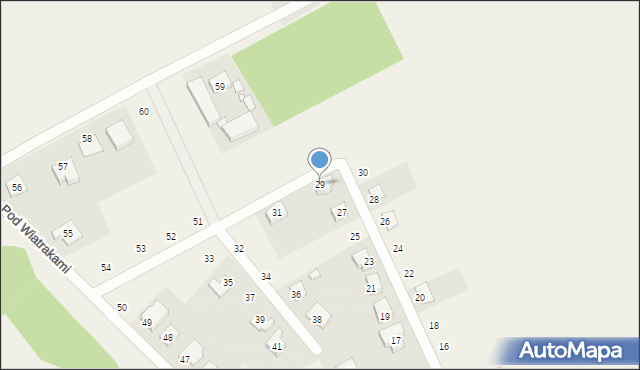 Lednogóra, Osiedle Pod Wiatrakami, 29, mapa Lednogóra