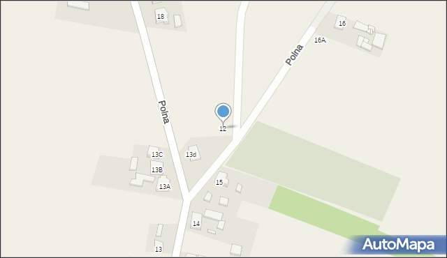 Łekno, Osada, 6, mapa Łekno